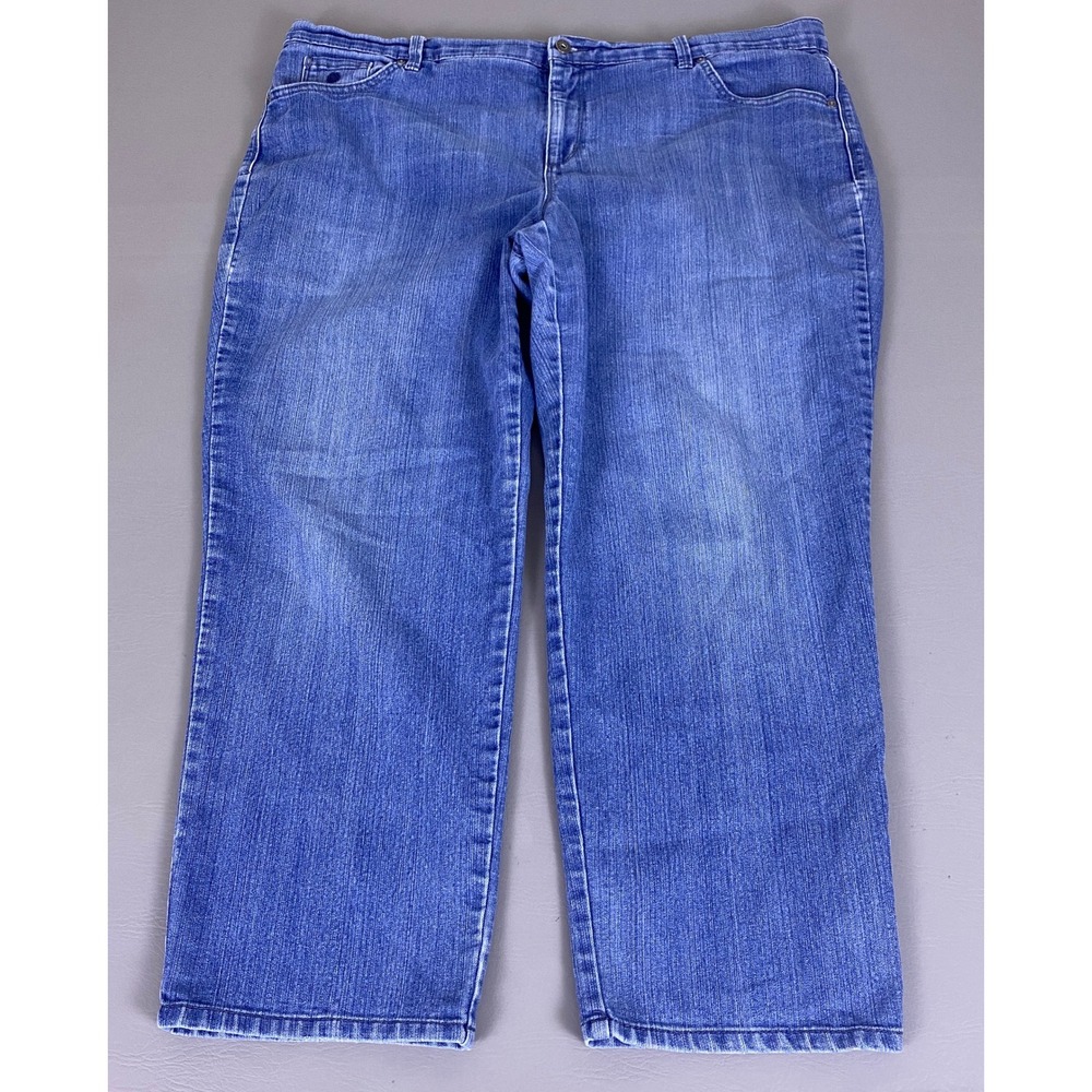 Gloria Vanderbilt Amanda High‎ Rise Tapered Jeans Women's 20W Blue Medium Wash
